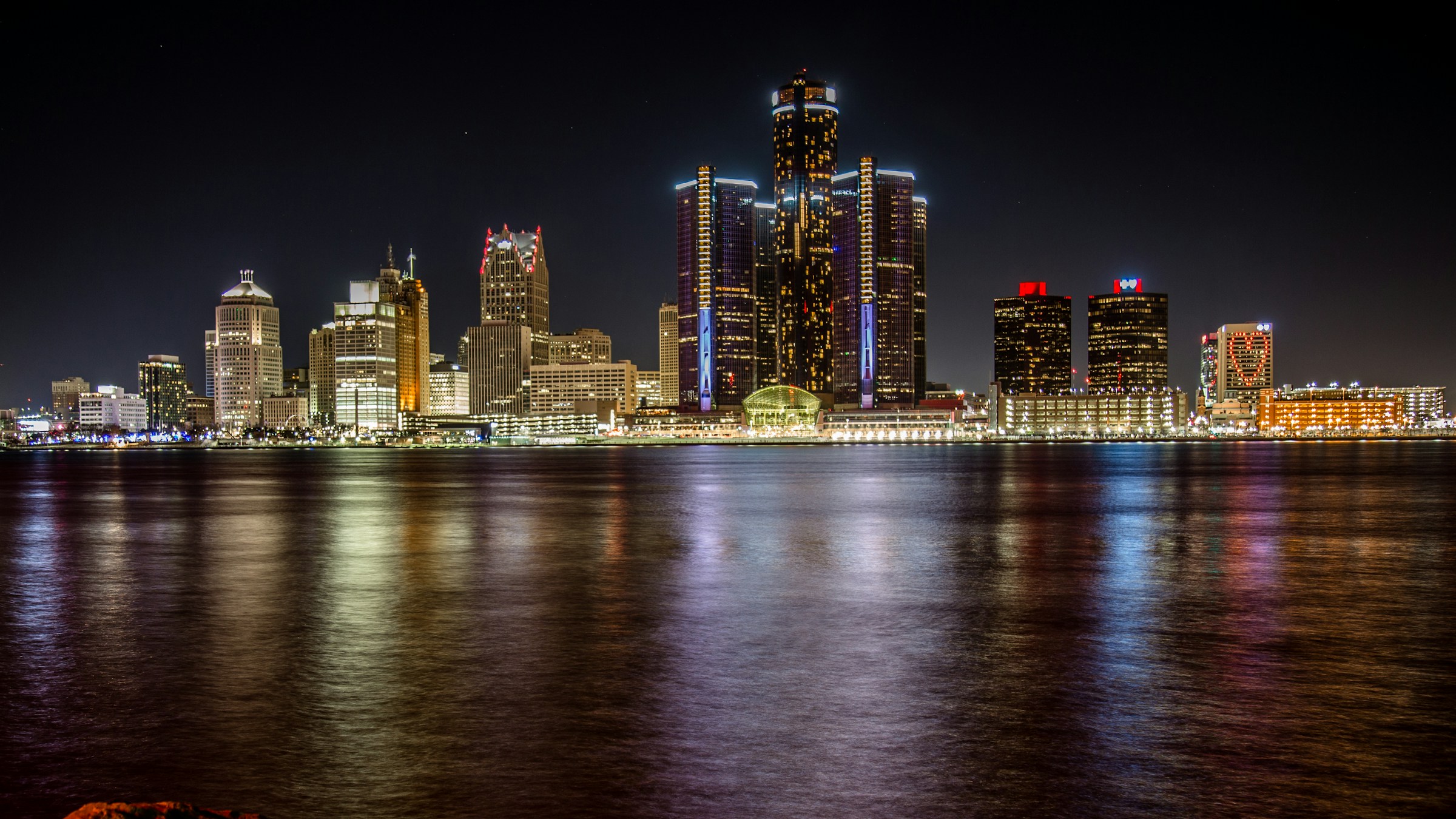 Detroit Metro cityscape